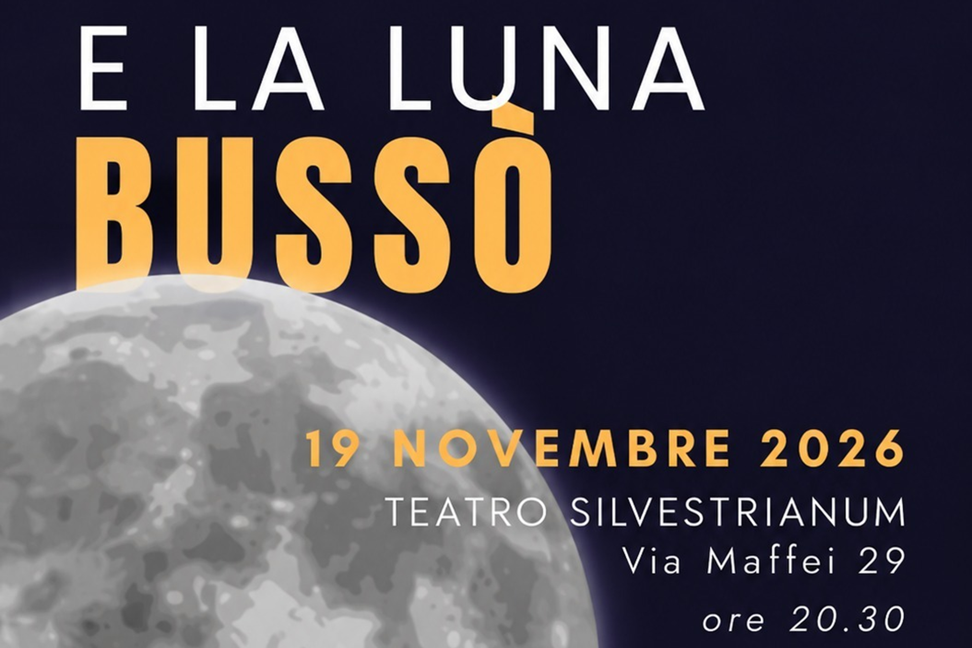 GIOVEDÌ 19 NOVEMBRE
